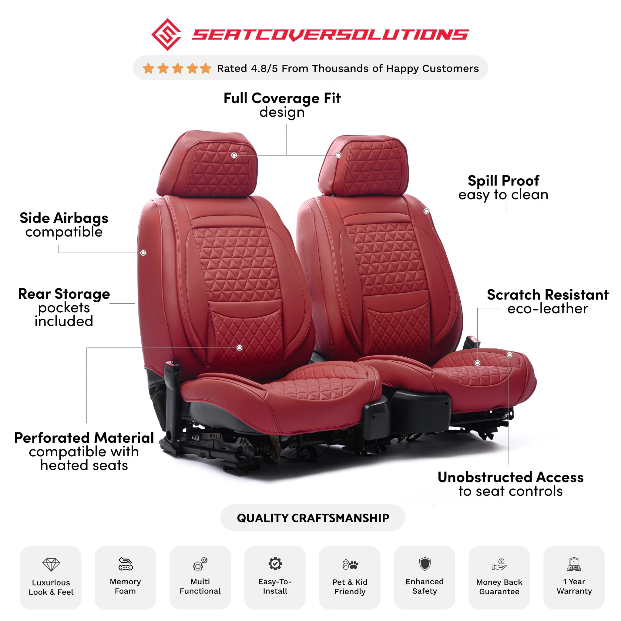 Luxury Seat Covers Kit - Image 6